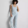 Love to Lounge – žebrované pruhované pyžamové tílko