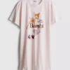 Noční košile s grafickým potiskem Bambi od Disneyho