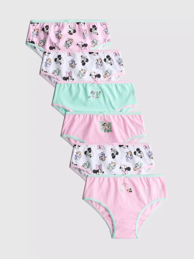 1,5–10 let | 6 ks kalhotek s motivy Minnie Mouse od Disneyho
