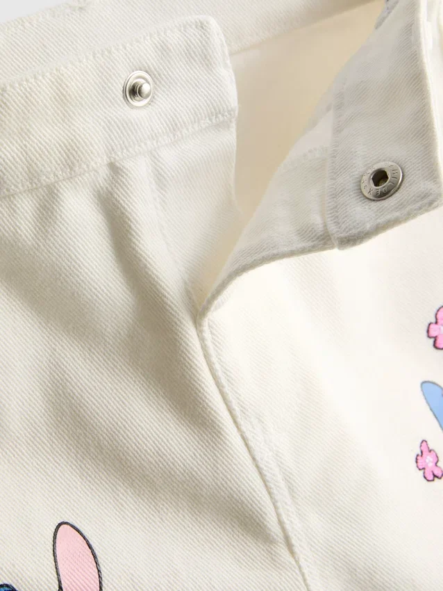 1,5–8 let | džínové kraťasy Disney's Stitch s kontrastními švy