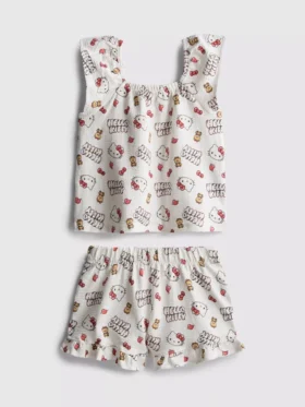 1,5–8 let | Souprava blůzky a kraťasů Hello Kitty