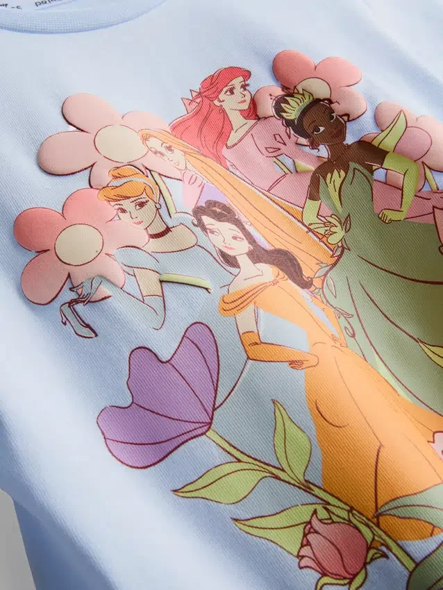 1–9 let | Souprava košile a tutu sukně s motivem Disneyho princezen