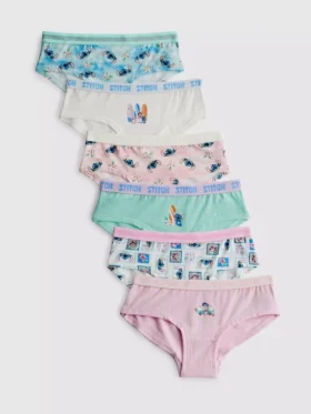 2–15 let | 6 ks kalhotek typu hipster s motivem Stitche od Disneyho