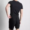 2 ks košil s krátkými rukávy a žebrovaným vzorem
