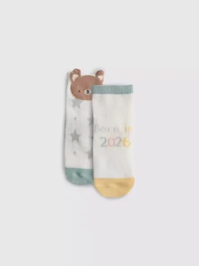2 ks ponožek „Born in 2026“