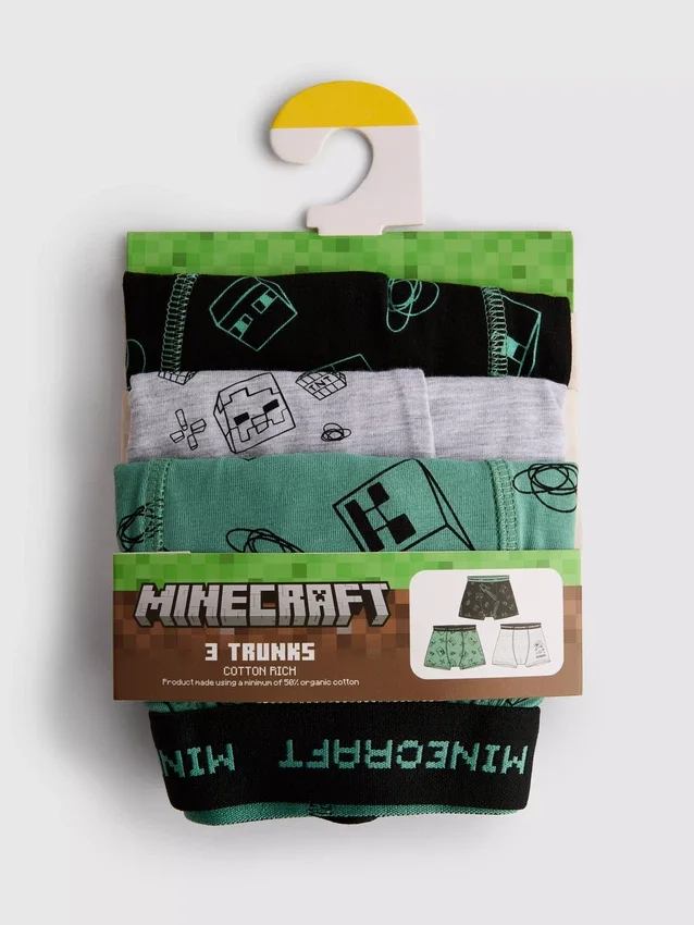 3–15 let | 3 ks plavek Minecraft