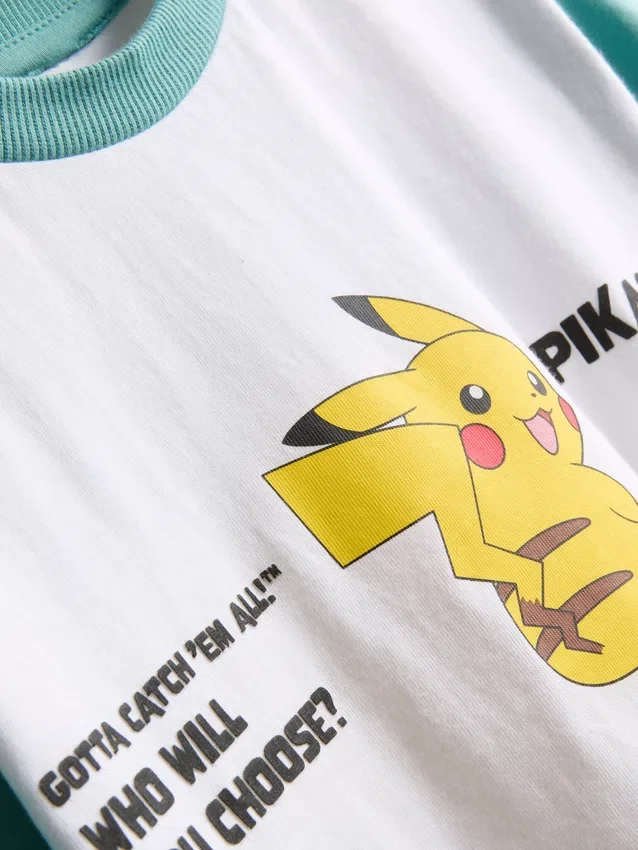 3–9 let | souprava trička a kraťasů s motivem Pokémon Charmander
