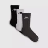 3 ks bavlněných ponožek Kappa s výškou ke kotníku