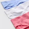 3 ks bezešvých mini kalhotek s řasením