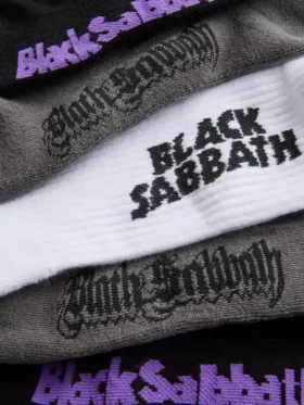 3 ks černých ponožek Sabbath