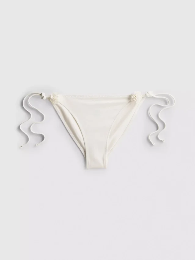 3D květinové bikiny s vázáním na bocích