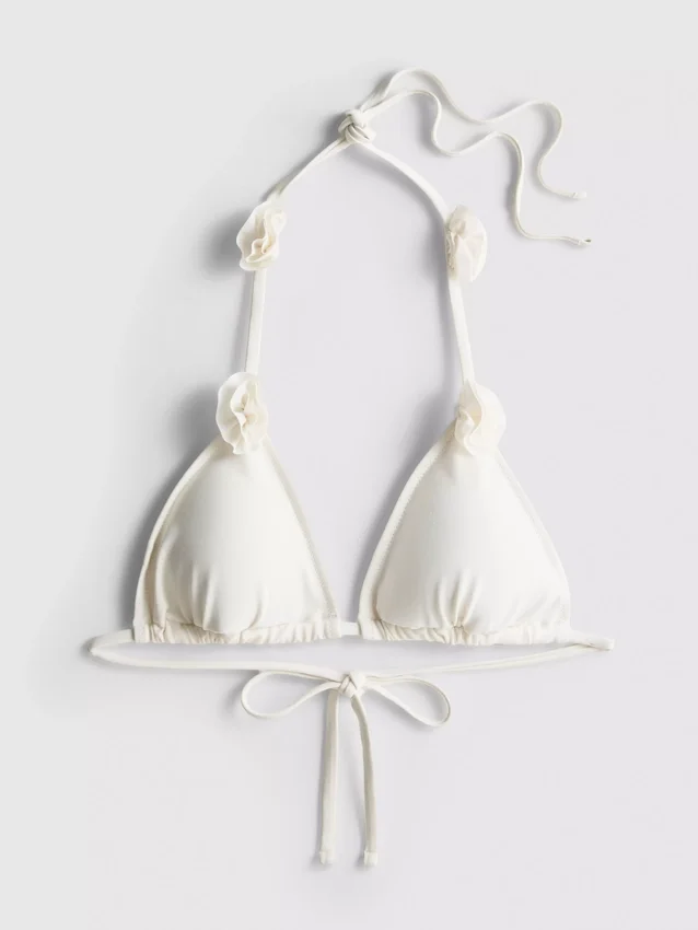 3D květinové trojúhelníkové bikiny