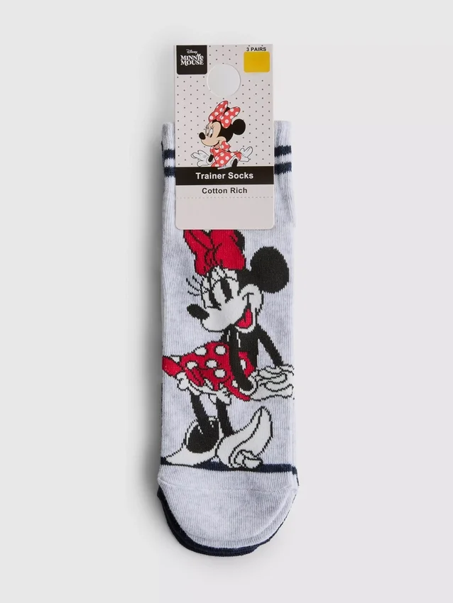 3ks ponožky Disney Minnie Mouse