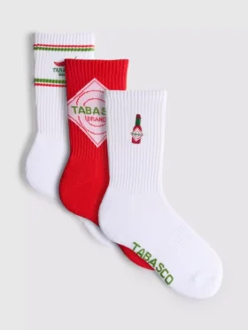 3pk ponožky Tabasco