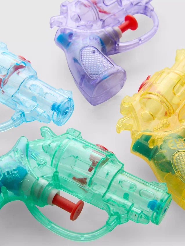 4 ks mini vodních pistolí