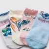 4-pack ponožky Disney Stitch v teniskách