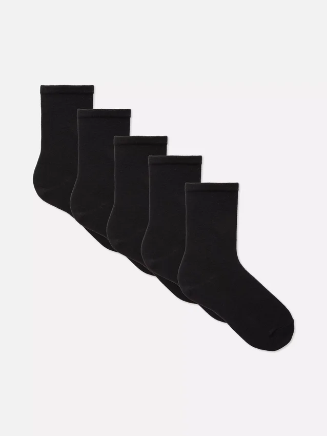 5ks ponožek s krátkou manžetou