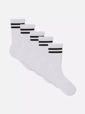 5pk pruhované ponožky