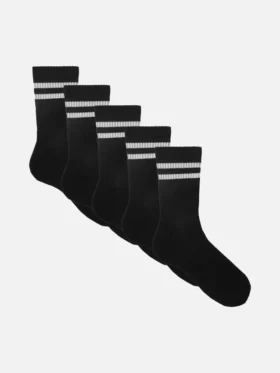 5pk pruhované ponožky