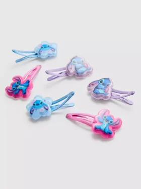 6ks sponek do vlasů s motivem Stitche od Disneyho