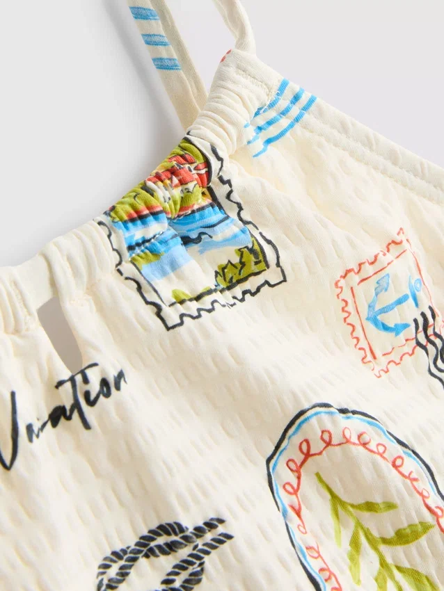 7–15 let | bikiny s potiskem pohlednice