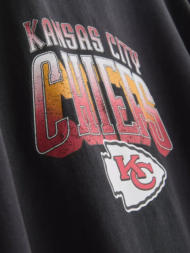 7–15 let | Košile NFL Kansas City Chiefs s efektem acid wash