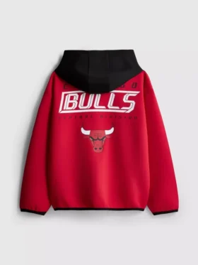 7–15 let | Mikina s kapucí a zipem NBA Chicago Bulls