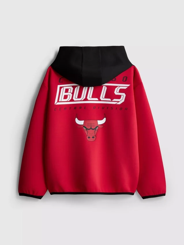 7–15 let | Mikina s kapucí a zipem NBA Chicago Bulls