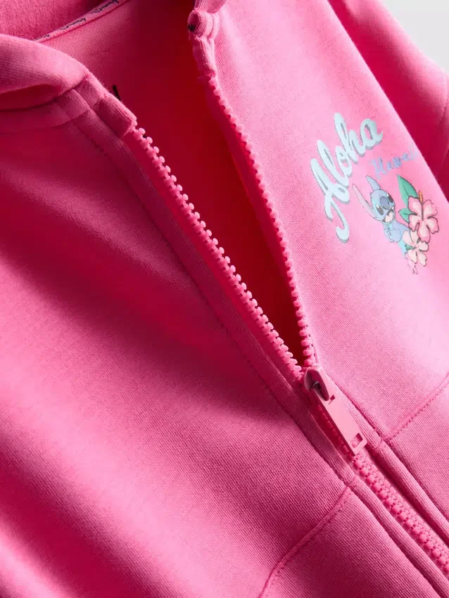 7–15 let | Mikina s kapucí a zipem s motivem postavičky Stitche od Disneyho