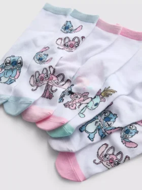 7 ks kotníkových ponožek Disney Stitch