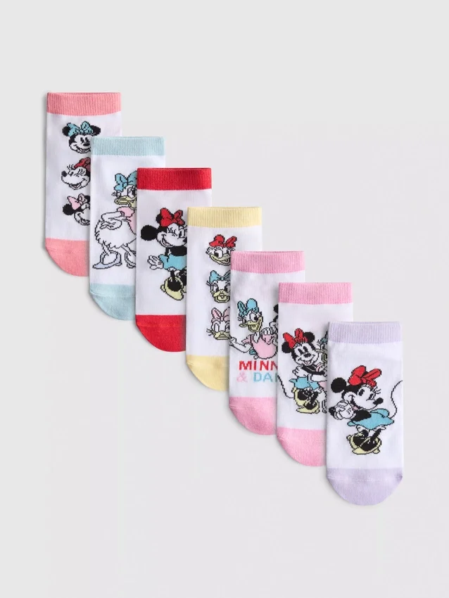 7ks ponožek Disney Minnie Mouse Tenisky