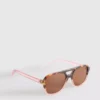 Akrylové sluneční brýle ve stylu aviator