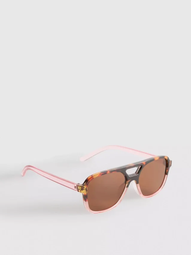 Akrylové sluneční brýle ve stylu aviator