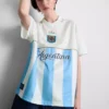 Argentinské fotbalové tričko s límečkem