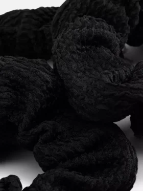Balení 3 kusů zvrásněných gumiček do vlasů