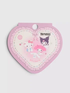 Balení 500 samolepek Hello Kitty a Cinnamoroll
