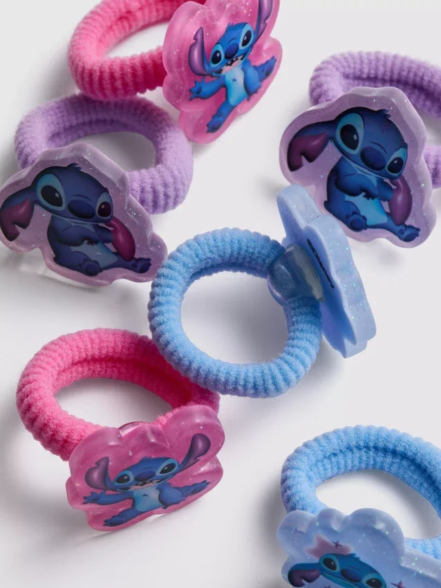 Balení 6 kusů gumiček do vlasů s motivem Stitche od Disneyho