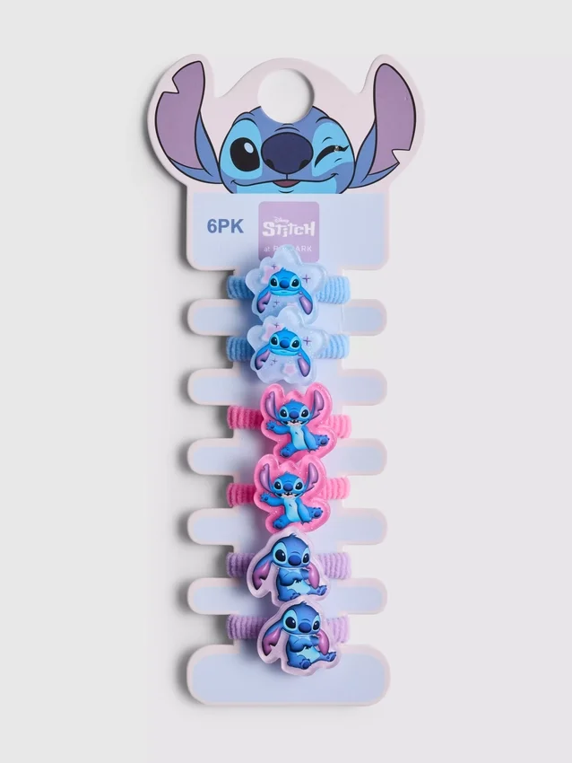 Balení 6 kusů gumiček do vlasů s motivem Stitche od Disneyho