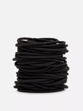 Balení 60 kusů silných elastických gumiček do vlasů