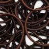 Balení 60 kusů silných elastických gumiček do vlasů