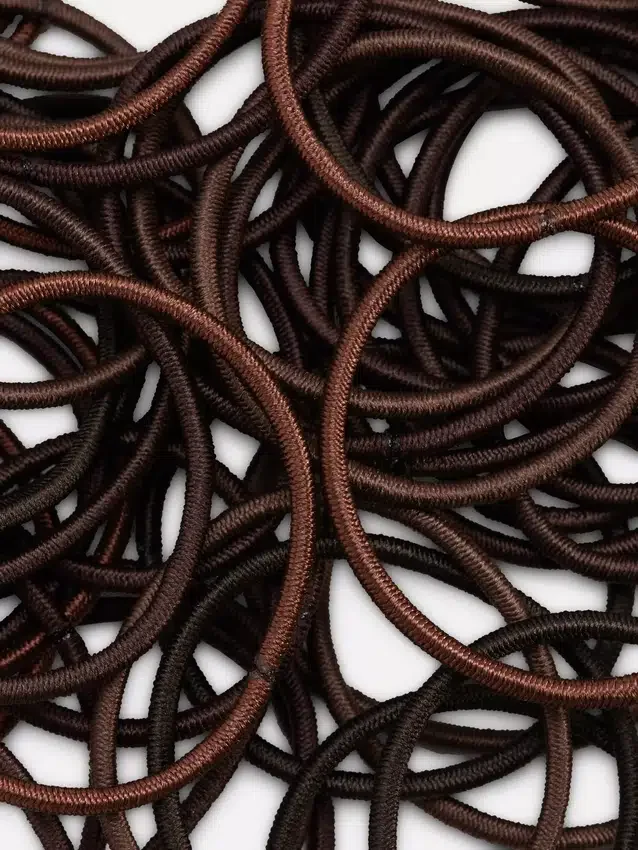 Balení 60 kusů silných elastických gumiček do vlasů