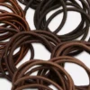 Balení 60 kusů silných elastických gumiček do vlasů