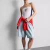 Bandeau top s motivem USA Soccer z materiálu s vysokým podílem bavlny