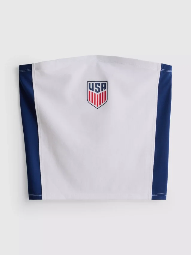 Bandeau top s motivem USA Soccer z materiálu s vysokým podílem bavlny