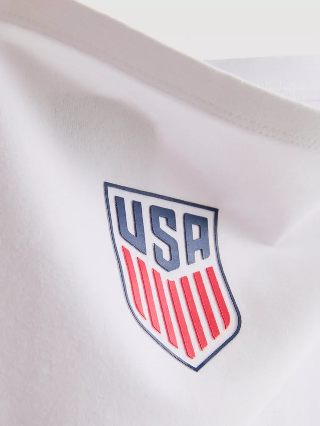 Bandeau top s motivem USA Soccer z materiálu s vysokým podílem bavlny