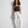 Bandeau top s vysokým podílem bavlny