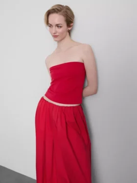 Bandeau top s vysokým podílem bavlny