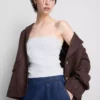 Bandeau top s vysokým podílem bavlny