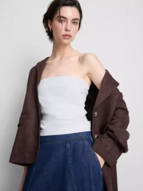 Bandeau top s vysokým podílem bavlny