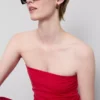 Bandeau top s vysokým podílem bavlny